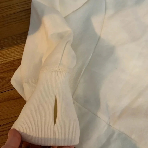 Sweaty Betty Fleece Cowl Neck Sweatshirt XXL NWT in Cream - Picture 6 of 9